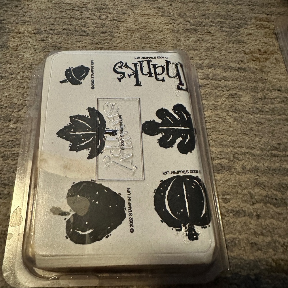 Stampin Up Lot Wood Mount Rubber Stamp Sets NEW Unused 2002-2005 - Picture 9 of 9